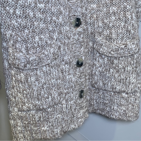 J.Jill Chucky Petite Knitted Wool Alpaca Blend Cardigan Sweater Size Small - Picture 9 of 9